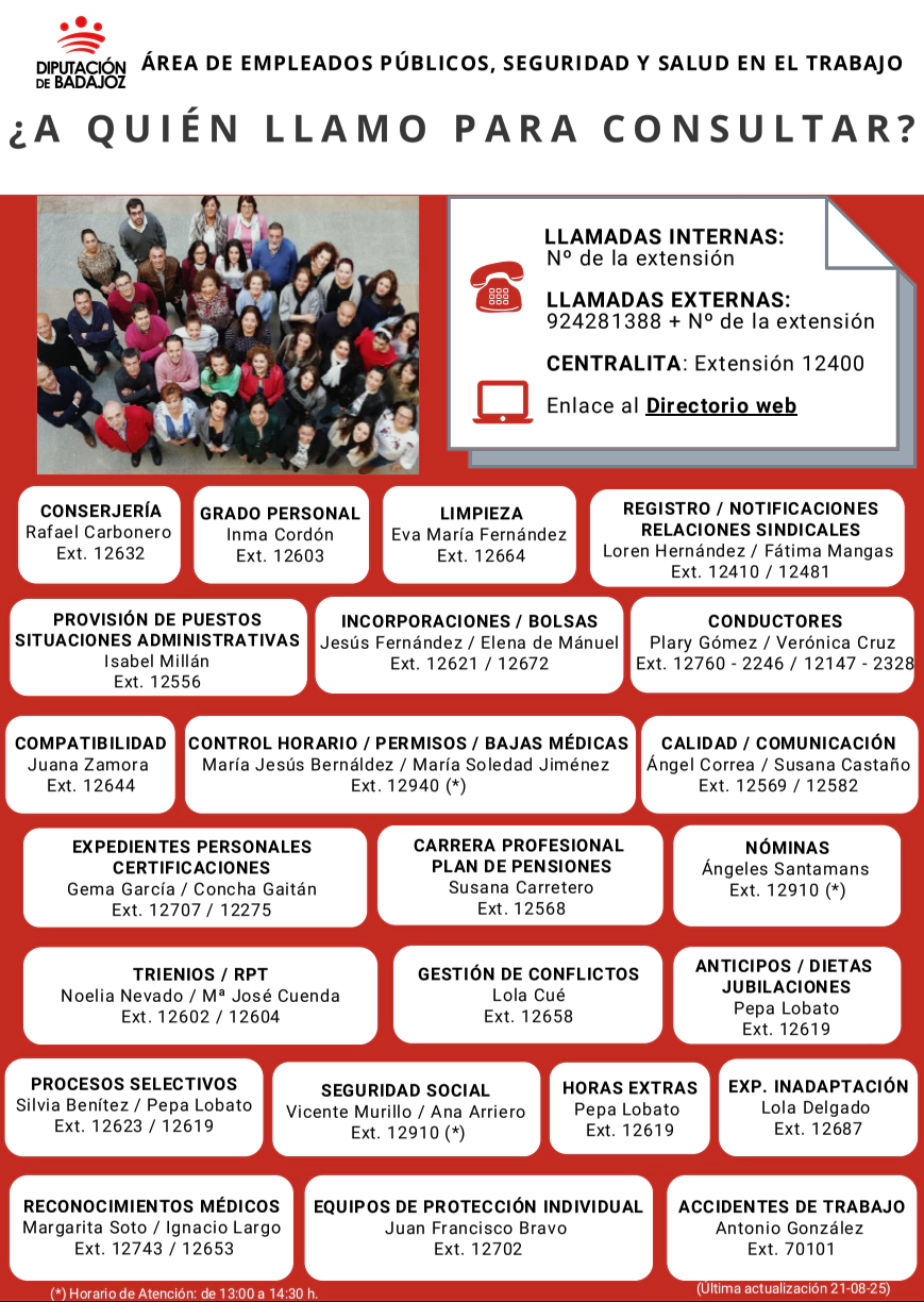 Recursos Humanos y Régimen Interior
