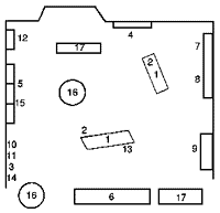 Plano de la sala carpinteria.